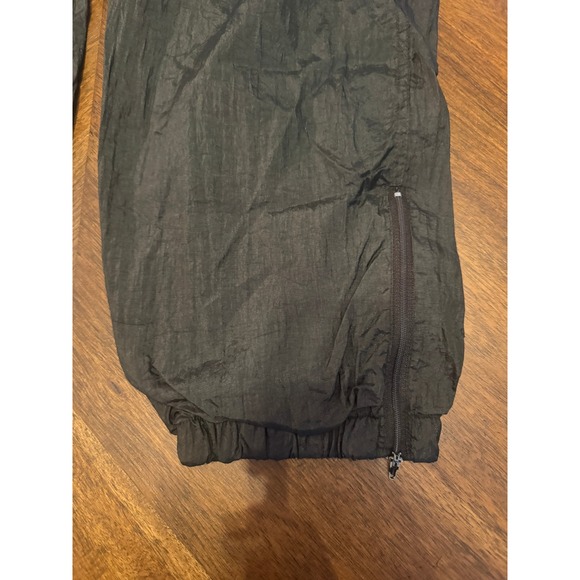 White Stag Sportswear Black Nylon Track Pants Joggers Zip Ankles Waist XL |J1 - Picture 5 of 7